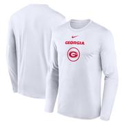 Georgia Nike Courtside Dri-Fit Practice Long Sleeve Tee